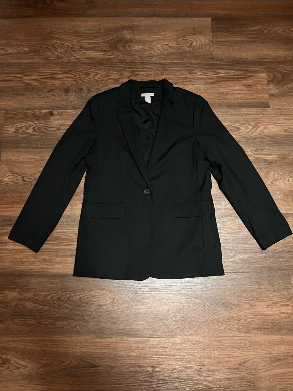 H&M Black Single-Button Women’s Blazer
